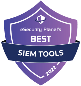 Purple eSecurity Planet Badge: Best SIEM Tools.